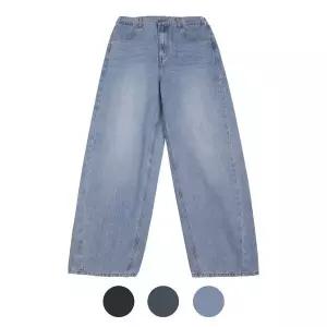 [파파브로]남성 간절기 세미 커브드 뒷밴딩 데님 SQ-JEA-3006
