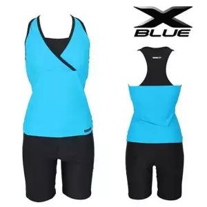 [하프클럽/셀러허브_아웃도어]XBLUE 여자 아쿠아로빅 반전신 수영복 H3048 5부수영복