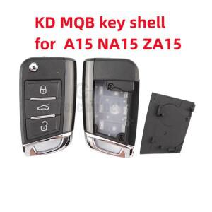 Keychannel 1pcs 3 버튼 자동차 키 쉘 MQB 플립 원격 케이스 KEYDIY A15 접이식 KD 교체