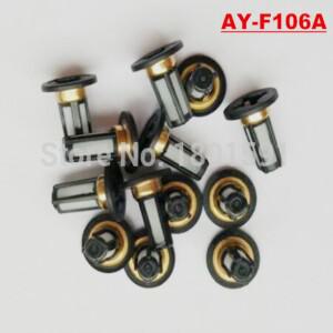50 개 나일론 메쉬 스트레이너  인젝터 마이크로 필터 13x10.5x3.6mm  호환 자동차 시스템 AY-F106A