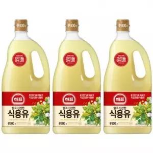 해표 식용유, 1.8L, 3개 one option