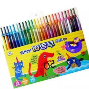 지구화학 투명이 색연필 50색 샤프식 학용품