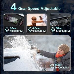 180000RPM 미니 폭력 팬 BL02 자동차 전기 공기 청소기 4속 충전 가능한 슈퍼 분사 건조 드라이어 트럭 키보드용
