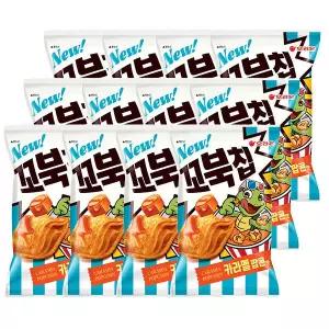 오리온 꼬북칩 카라멜팝콘 72g 12입