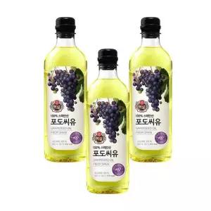 [CJ] CJ제일제당 백설 포도씨유 900ml x 3개 식용유