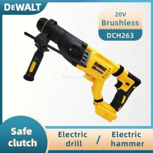 디월트 DCH263 20V 브러시리스 무선 해머 SDS 플러스 D-핸들 로터리 전기 해머 벽 콘크리트 드릴 홀 파워