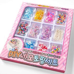 DIY 네모 토핑 파츠 세트 만들기 공예 꾸미기 데코 소품 재료