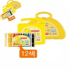 사햐 동아 크레용 노랑병아리 12색 초등크레파스