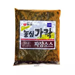농심가락 짜장소스 1.5kg (10인분) 중화요리 짜장양념 간편조리 잇더분식
