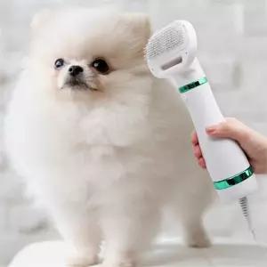강아지 드라이기 저소음 펫드라이 브러시 반려동물 드라이기 고양이 2in1 용품 안전 제거 애견 애묘 목욕