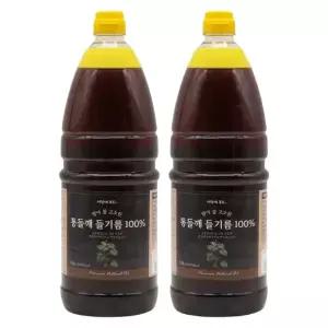 이장네 통들깨 100 들기름 대용량 1.8L2개