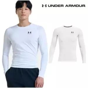 언더아머 남성 컴프레션 HeatGear 아머 긴팔 베이스 레이어 1361524-100 LE121734782