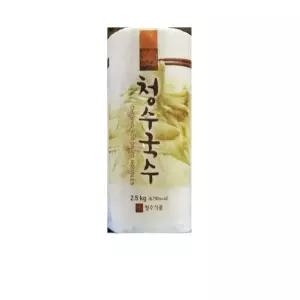 식자재 도매 두루포장 소면국수 청수 2.5Kg  x6개