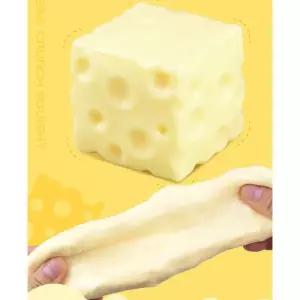 신상 바삭 치즈 크런치 슬랑이 1개 약6cm 남광사 치즈스퀴시 치즈슬랑이 치즈주물럭 치즈스트레스볼 치즈슬