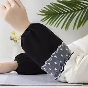 사무실팔토시 와플 여름 여름팔 레이스팔토시 블랙