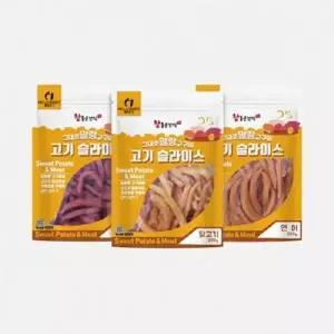 헬로도기 참좋은간식 그대로 말랑고구마 고기슬라이스 200g