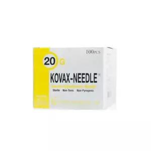 한국백신 일회용 주사침 20g 32mm 1 1/4인치 1통 100개