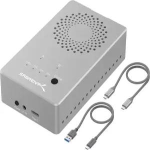 오프라인 복제 기능(EC-SSD2)을 갖춘 PCIe NVMe M.2 SABRENT 도구 없는 USB 타입 C 듀얼 도킹 스테이션