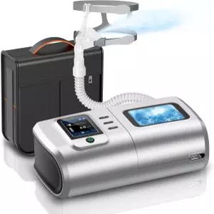 렘스타 플러스 CPAP 시스템 - 수면 무호흡증 가정 및 여행용 가습기가 장착된 휴대용 자동차 기계