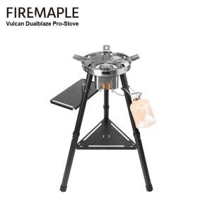 캠핑난로 파이어메이플 벌컨 듀얼블레이즈 프로스토브 아웃도어 듀얼 스토브 LPG 요리용 화염 가스 고출력 높이 캠핑