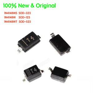 100 개/몫 1N4148WS 1N4148W 1N4148WT T4 SOD 323 SOD 123 SOD 523 150mA SMD 스위칭 다이오드100% 신규 및 기존