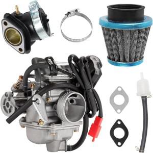 PD24J 기화기 24mm 카브 키트 GY6 125CC 4행정 엔진용 전자식 초크 바이크 오토바이 스쿠터 모페드 157QMJ