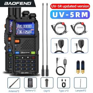 baofeng호환 장거리 워키 토키 UV-5RM 10W 고출력 다기능 양방향 라디오  999 저장 채널  듀얼 밴드(UHF/VH