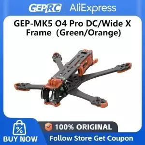 GEPRC GEPMK5 O4 Pro DC Mark5 와이드 X 프레임 5인치 드론 탄소 섬유 RC FPV 쿼드콥터 헬리콥터 교체