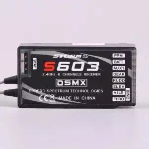 헬리콥터 쿼드콥터 RC 비행기용 DX6i JR PPM 호환 S603 6CH 2.4G 리시버 DSMX