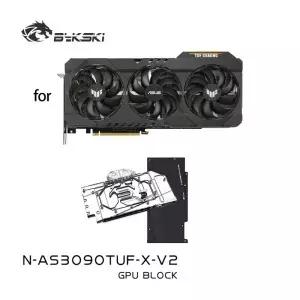 Bykski NAS3090TUFXV2 /ASUS TUF RTX3090/3080/3070TI 게이밍용 GPU 블록 사용/백플레인이 있는 풀 커버