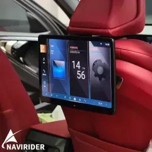 14인치 안드로이드 13 터치스크린 차량 헤드레스트 모니터 (BMW X5 X6 X7 뒷좌석 엔터테인먼트 TV HDMI