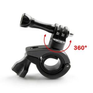 자전거 바이크 오토바이 핸들 바 마운트 홀더  360 도 회전  고프로호환 히어로 11 10 9 8 7 6 5 카메라 액