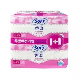 유한킴벌리 쏘피 한결 중형 22+22 개입 생리대 -O