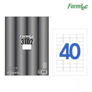 폼텍 바코드용 라벨지 LS-3102 40칸 100매 A4