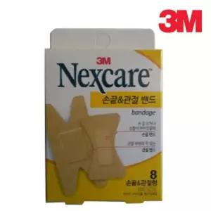 8매 손끝 반창고 반창꼬 이코노미밴드 넥스케어 부분용 접히는 3m밴드 3M