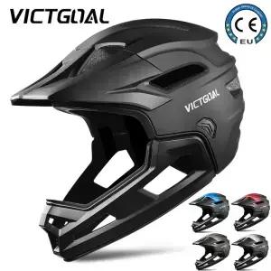 VICTGOAL 성인 분리형 MTB 자전거 풀 페이스 헬멧 남성용 오토바이 헤드 보호 산악 오프로드 MBX BMX 안전