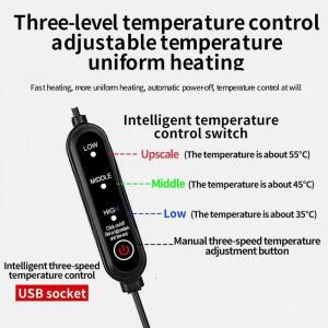 방수 가열 그립 USB 바이크 오토바이 전기 히팅 핸들 키트 겨울용  범용 인서트 패드