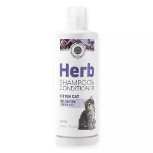 펫퍼스허브 자묘용 샴푸린스 300ml 고양이 미용용품