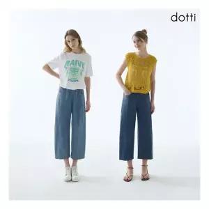 DOTTI 도티 26SS 여자 워싱 데님팬츠2종 1127669