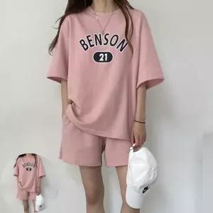 여성상하세트 여성 캐주얼 반팔 반바지 상하세트 데일리룩 편한옷