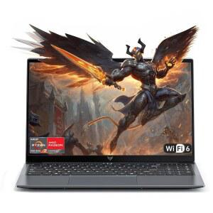 KAIGERR 2026 새로운 게이밍 노트북 AMD Ryzen 7 7730U8C / 16T 최대 4.5GHz가 장착된 16.0인치 컴퓨터 16GB RAM 512GB NVMe SSD 윈도우 11 라데온 RX 베가 8 WiFi 6 백라이트 KB