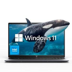 KAIGERR 노트북 컴퓨터 15.6인치 N97 전통 16GB DDR4 512GB SSD 숫자 키패드 WiFi 5 HDMI 타입C USB 3.2 웹캠 3.5mm 오디오 오피스