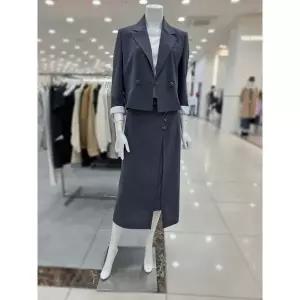 수량한정 [더아이잗 ] 더블 크롭 재킷 스커트 셋업 IS4A0JK182 IS4A0SK182 2749973