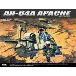 1/48 278FFM23 AH-64A 아파치 헬리콥터 프라델 형 장난감 키트 선물 플라스틱