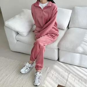 ONM 여성 리베어 겨울 긴바지 방한 허리밴딩 조거팬츠