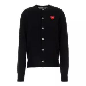 25FW 꼼데가르송 가디건 AXN0070511 BLACK DOM