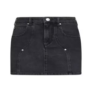 이자벨마랑 데님 스커트 JU0095FBB1H02E02FK FADED BLACK DOM
