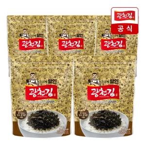 광천김 3대째 달인 김자반 어린이 반찬 식당 가정 60g 5봉
