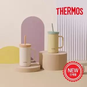 [T쇼페] 써모스 더 콤팩트 스트로 컵앤텀블러 TKHA-720K / 720ml 빨대 컵 손잡이