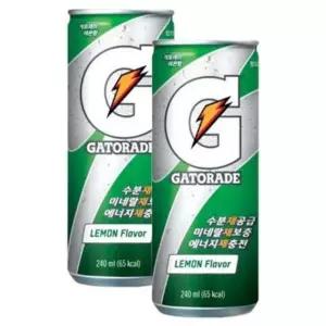 게토레이 레몬 탕비실 캔 음료수 240ml 30캔